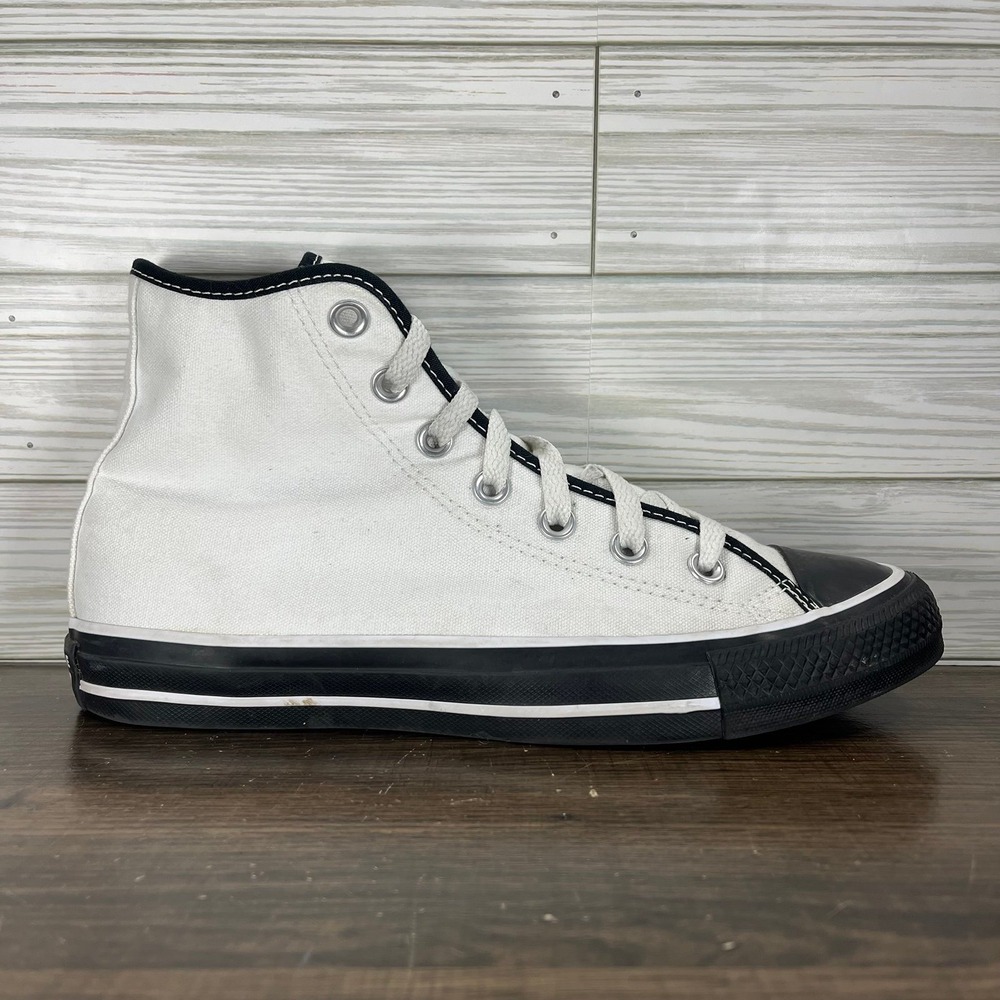 Converse Chuck Taylor All Star High Unisex White Black Shoes - M 6 - W 8